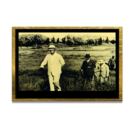 Gazi Mustafa Kemal Atatürk ÖZEL SERİ^# Miyrem  Design Cam Tablo Model: 321