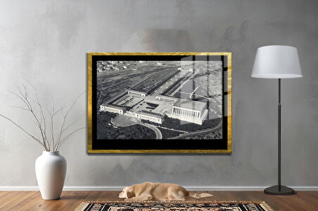 Gazi Mustafa Kemal Atatürk ÖZEL SERİ^# Miyrem  Design Cam Tablo Model: 341