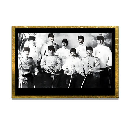 Gazi Mustafa Kemal Atatürk ÖZEL SERİ^# Miyrem  Design Cam Tablo Model: 349