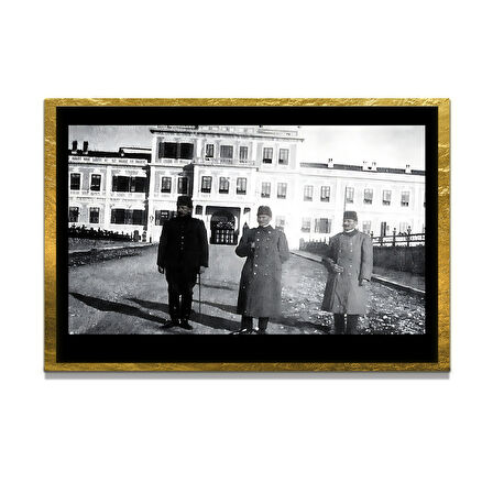 Gazi Mustafa Kemal Atatürk ÖZEL SERİ^# Miyrem  Design Cam Tablo Model: 353