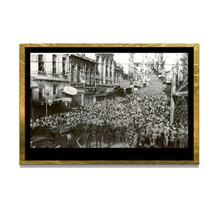 Gazi Mustafa Kemal Atatürk ÖZEL SERİ^# Miyrem  Design Cam Tablo Model: 359