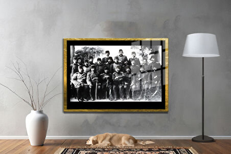 Gazi Mustafa Kemal Atatürk ÖZEL SERİ^# Miyrem  Design Cam Tablo Model: 361