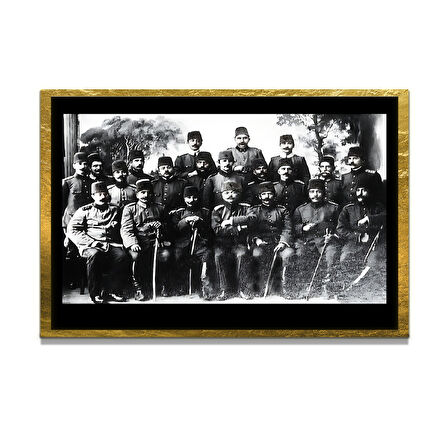 Gazi Mustafa Kemal Atatürk ÖZEL SERİ^# Miyrem  Design Cam Tablo Model: 361