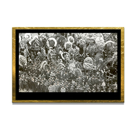 Gazi Mustafa Kemal Atatürk ÖZEL SERİ^# Miyrem  Design Cam Tablo Model: 364