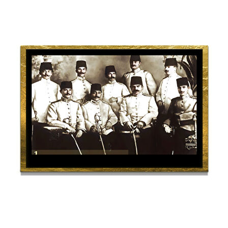 Gazi Mustafa Kemal Atatürk ÖZEL SERİ^# Miyrem  Design Cam Tablo Model: 379