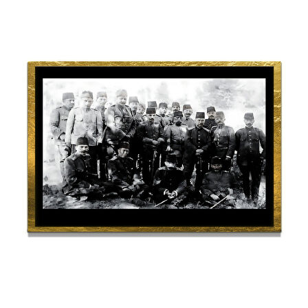 Gazi Mustafa Kemal Atatürk ÖZEL SERİ^# Miyrem  Design Cam Tablo Model: 382