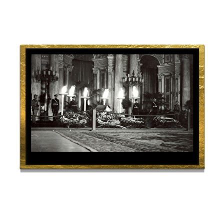 Gazi Mustafa Kemal Atatürk ÖZEL SERİ^# Miyrem  Design Cam Tablo Model: 384