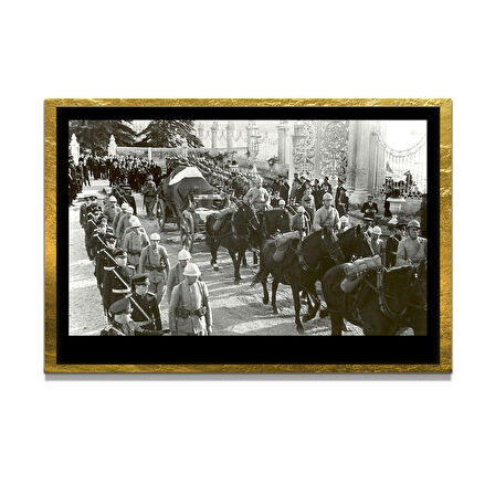 Gazi Mustafa Kemal Atatürk ÖZEL SERİ^# Miyrem  Design Cam Tablo Model: 394