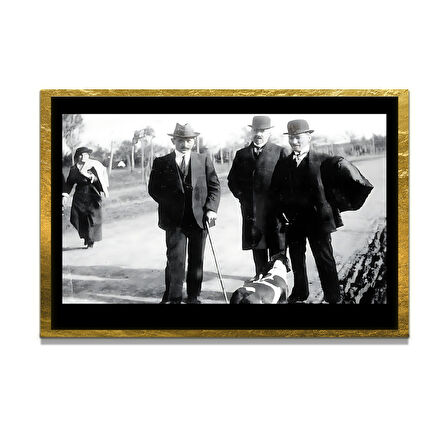 Gazi Mustafa Kemal Atatürk ÖZEL SERİ^# Miyrem  Design Cam Tablo Model: 396