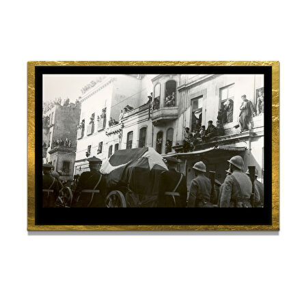 Gazi Mustafa Kemal Atatürk ÖZEL SERİ^# Miyrem  Design Cam Tablo Model: 402