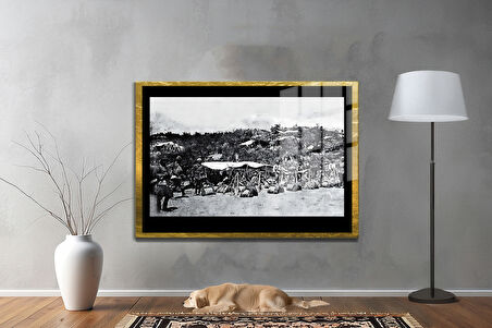 Gazi Mustafa Kemal Atatürk ÖZEL SERİ^# Miyrem  Design Cam Tablo Model: 404