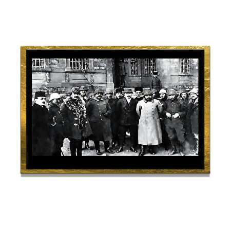 Gazi Mustafa Kemal Atatürk ÖZEL SERİ^# Miyrem  Design Cam Tablo Model: 406