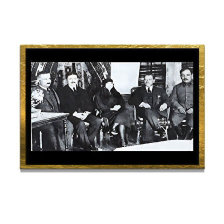 Gazi Mustafa Kemal Atatürk ÖZEL SERİ^# Miyrem  Design Cam Tablo Model: 418