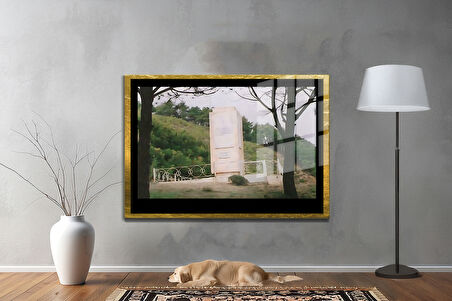 Gazi Mustafa Kemal Atatürk ÖZEL SERİ^# Miyrem  Design Cam Tablo Model: 427