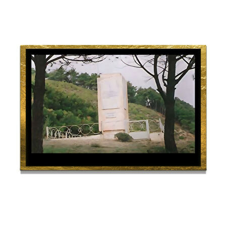 Gazi Mustafa Kemal Atatürk ÖZEL SERİ^# Miyrem  Design Cam Tablo Model: 427