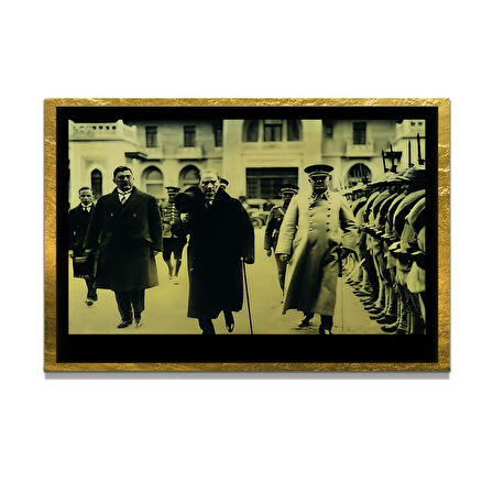 Gazi Mustafa Kemal Atatürk ÖZEL SERİ^# Miyrem  Design Cam Tablo Model: 465