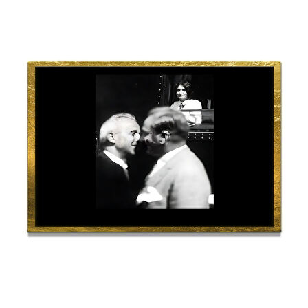 Gazi Mustafa Kemal Atatürk ÖZEL SERİ^# Miyrem  Design Cam Tablo Model: 489