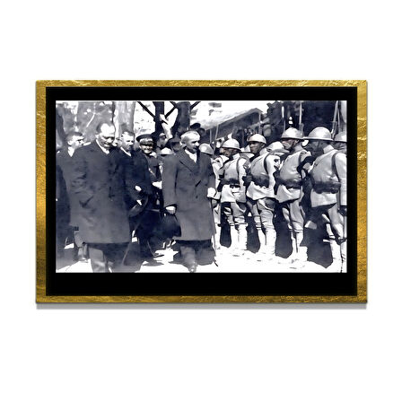 Gazi Mustafa Kemal Atatürk ÖZEL SERİ^# Miyrem  Design Cam Tablo Model: 497