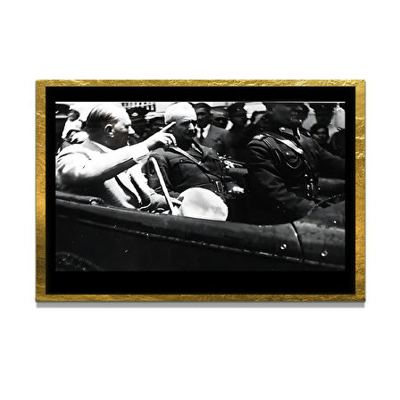 Gazi Mustafa Kemal Atatürk ÖZEL SERİ^# Miyrem  Design Cam Tablo Model: 509