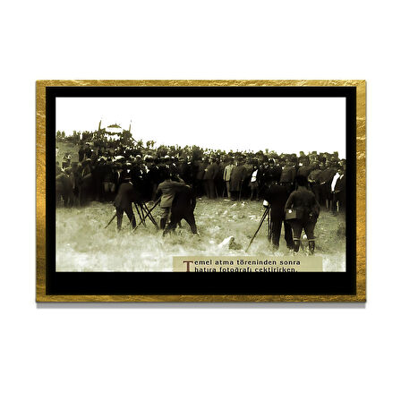 Gazi Mustafa Kemal Atatürk ÖZEL SERİ^# Miyrem  Design Cam Tablo Model: 529