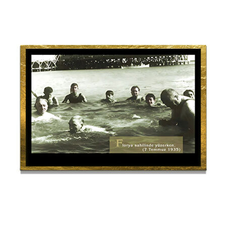 Gazi Mustafa Kemal Atatürk ÖZEL SERİ^# Miyrem  Design Cam Tablo Model: 543