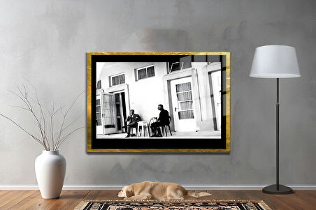 Gazi Mustafa Kemal Atatürk ÖZEL SERİ^# Miyrem  Design Cam Tablo Model: 582