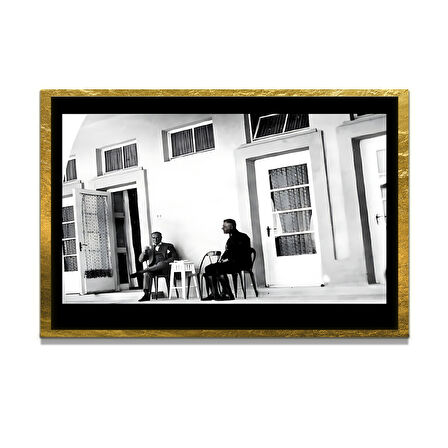 Gazi Mustafa Kemal Atatürk ÖZEL SERİ^# Miyrem  Design Cam Tablo Model: 582