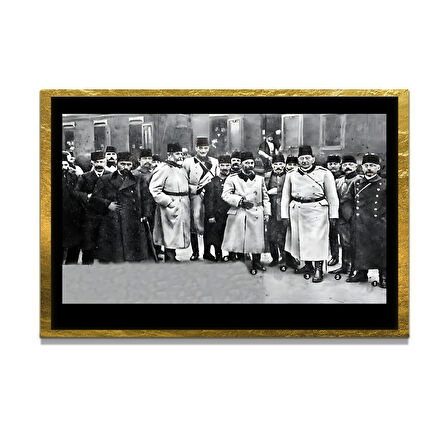 Gazi Mustafa Kemal Atatürk ÖZEL SERİ^# Miyrem  Design Cam Tablo Model: 591