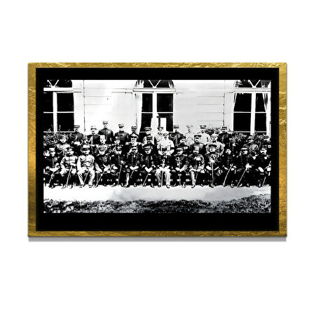 Gazi Mustafa Kemal Atatürk ÖZEL SERİ^# Miyrem  Design Cam Tablo Model: 595