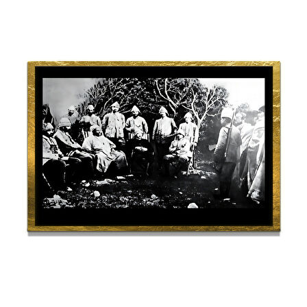 Gazi Mustafa Kemal Atatürk ÖZEL SERİ^# Miyrem  Design Cam Tablo Model: 597