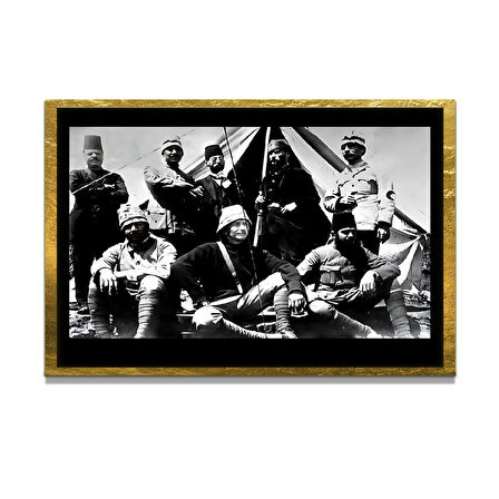 Gazi Mustafa Kemal Atatürk ÖZEL SERİ^# Miyrem  Design Cam Tablo Model: 601