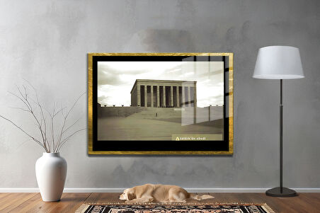 Gazi Mustafa Kemal Atatürk ÖZEL SERİ^# Miyrem  Design Cam Tablo Model: 604