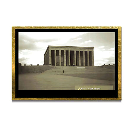 Gazi Mustafa Kemal Atatürk ÖZEL SERİ^# Miyrem  Design Cam Tablo Model: 604