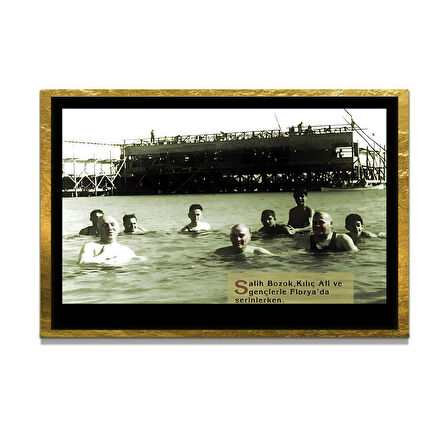 Gazi Mustafa Kemal Atatürk ÖZEL SERİ^# Miyrem  Design Cam Tablo Model: 611