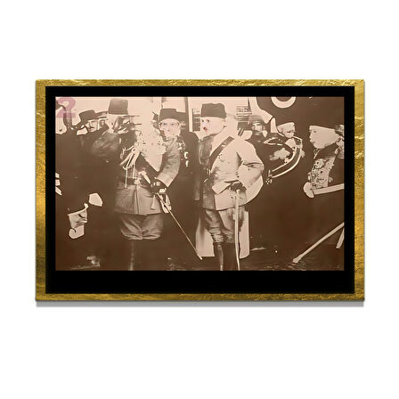 Gazi Mustafa Kemal Atatürk ÖZEL SERİ^# Miyrem  Design Cam Tablo Model: 616