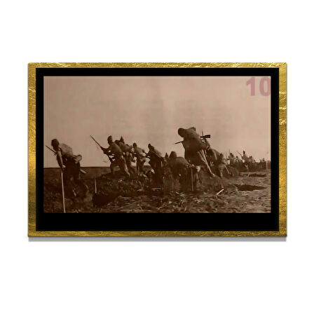 Gazi Mustafa Kemal Atatürk ÖZEL SERİ^# Miyrem  Design Cam Tablo Model: 618