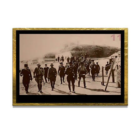 Gazi Mustafa Kemal Atatürk ÖZEL SERİ^# Miyrem  Design Cam Tablo Model: 619