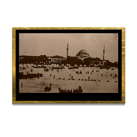 Gazi Mustafa Kemal Atatürk ÖZEL SERİ^# Miyrem  Design Cam Tablo Model: 620