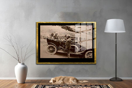 Gazi Mustafa Kemal Atatürk ÖZEL SERİ^# Miyrem  Design Cam Tablo Model: 625