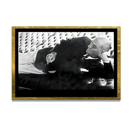 Gazi Mustafa Kemal Atatürk ÖZEL SERİ^# Miyrem  Design Cam Tablo Model: 632