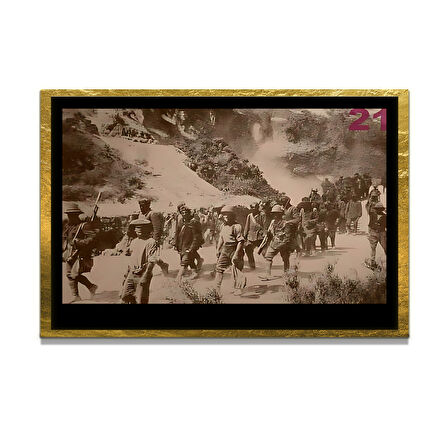 Gazi Mustafa Kemal Atatürk ÖZEL SERİ^# Miyrem  Design Cam Tablo Model: 637