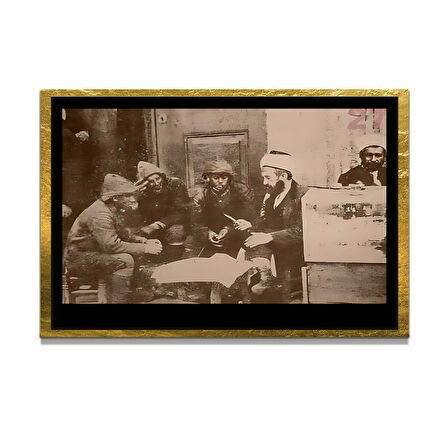 Gazi Mustafa Kemal Atatürk ÖZEL SERİ^# Miyrem  Design Cam Tablo Model: 647