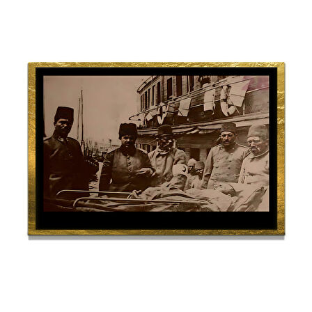 Gazi Mustafa Kemal Atatürk ÖZEL SERİ^# Miyrem  Design Cam Tablo Model: 649
