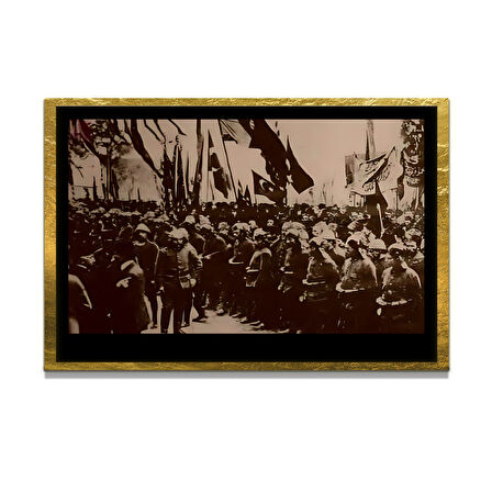 Gazi Mustafa Kemal Atatürk ÖZEL SERİ^# Miyrem  Design Cam Tablo Model: 651