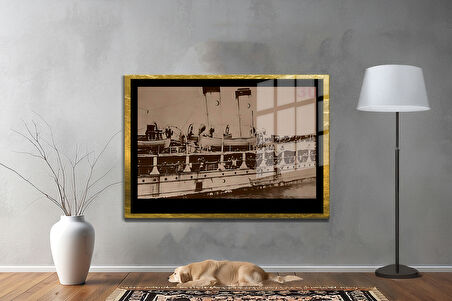 Gazi Mustafa Kemal Atatürk ÖZEL SERİ^# Miyrem  Design Cam Tablo Model: 655