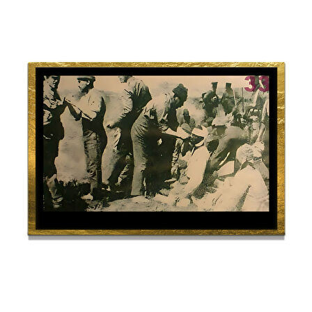 Gazi Mustafa Kemal Atatürk ÖZEL SERİ^# Miyrem  Design Cam Tablo Model: 659