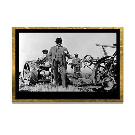 Gazi Mustafa Kemal Atatürk ÖZEL SERİ^# Miyrem  Design Cam Tablo Model: 668