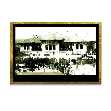 Gazi Mustafa Kemal Atatürk ÖZEL SERİ^# Miyrem  Design Cam Tablo Model: 683