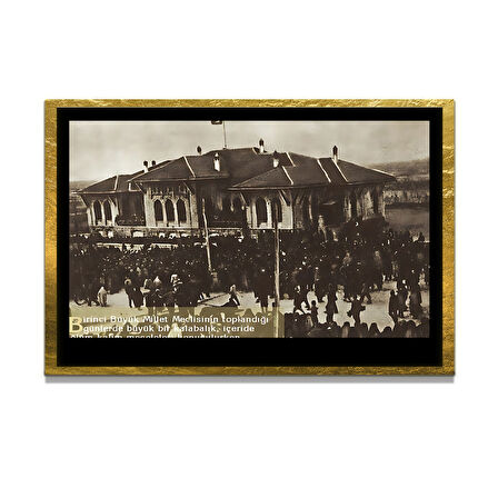 Gazi Mustafa Kemal Atatürk ÖZEL SERİ^# Miyrem  Design Cam Tablo Model: 685