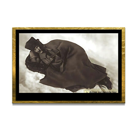 Gazi Mustafa Kemal Atatürk ÖZEL SERİ^# Miyrem  Design Cam Tablo Model: 693